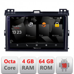 Navigatie dedicata Nakamichi Toyota Prado 2007- 5510-456 Android Octa Core 720p 4+64 DSP 360 camera carplay android auto