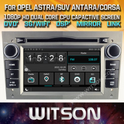 NAVIGATIE DEDICATA OPEL ASTRA H CORSA D ZAFIRA B ANTARA WITSON W2-E8828LS RAMA SILVER INTERNET 3G DVD GPS OBD CARKIT PRELUARE BORD COMPUTER COMENZI PE VOLAN ECRAN CAPACITIV