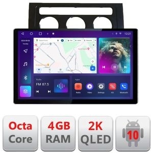 Navigatie dedicata VW Touran 2003-2009 clima automata N-touran2 Edonav ecran 13" 2K 4+32 Android Waze USB Navigatie 4G 360 Tos KIT-touran2+EDT-E413-2K+KIT-10-9