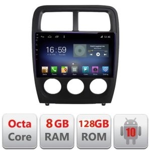 Navigatie Dodge Caliber 2008-2010 F-caliber Octa Core cu Android Radio Bluetooth Internet GPS WIFI DSP 8+128GB 4G KIT-caliber+EDT-E609