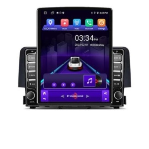 Navigatie Honda Civic 2016-2020 K-669 ecran tip TESLA 9.7" cu Android Radio Bluetooth Internet GPS WIFI 2+32 DSP Quad - Img 3