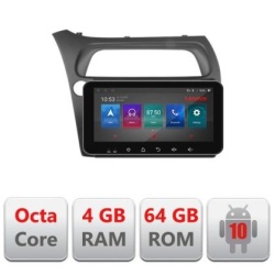 Navigatie Honda Civic Hatchback 2006-2012 I-hatchback 4+64 ecran 10.33" Android Waze USB Navigatie Internet Y kit-hatchback+EDT-E511-PRO