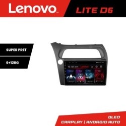 Navigatie Honda Civic Hatchback 2006-2012 Lenovo Kit-hatchback 8 core 6+128 GB Android Waze USB Navigatie Internet Youtube Radio kit-hatchback+LITE-9-6+128