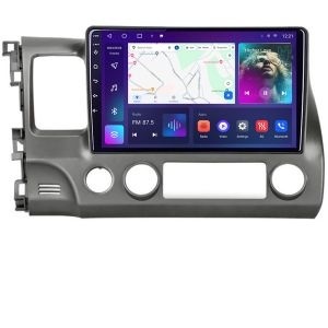 Navigatie Honda Civic Sedan B-044 Android Ecran QLED octa core 4+64 carplay android auto KIT-044+EDT-E310V3 - Img 2