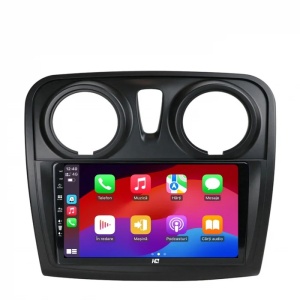 Navigatie HUB64 Dacia Logan / Sandero, 4GB RAM, Android 13, Octacore, Slot Sim 4G, DSP, GPS, Wi-FI, Carplay, Android Auto, USB, Bluetooth, Waze, Touchscreen, 9 inch - Img 5
