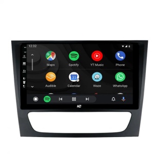 Navigatie HUB64 Mercedes Benz W211/CLS, 8GB RAM, Android 13, Octacore, Slot Sim 4G, DSP, GPS, Wi-FI, Carplay, Android Auto, USB, Bluetooth, Waze, Touchscreen, 9 Inch - Img 2