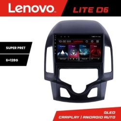 Navigatie Hyundai I30 2009-2012 clima automata Lenovo Kit-I30AUTOMATIC 8 core 6+128 GB Android Waze USB Navigatie Internet Youtube Radio KIT-i30automatic+LITE-9-6+128