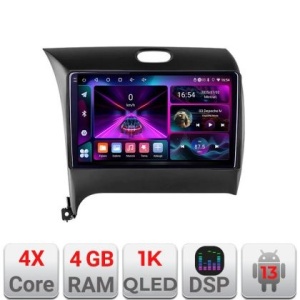 Navigatie Kia Cerato 2013-2017 A-1562 4+64 InCell Display 1K Android Waze USB Navigatie Internet Youtube Radio KIT-1562+EDT-E209-RK