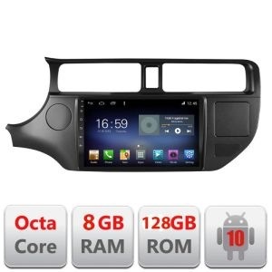 Navigatie Kia Rio 2011-2014 F-rio-11 Octa Core cu Android Radio Bluetooth Internet GPS WIFI DSP 8+128GB 4G kit-rio-11+EDT-E609