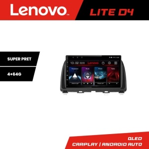 Navigatie Mazda CX-5 2012-2016 Lenovo Kit-212 Quad Core cu Android Internet Bluetooth Radio GPS WIFI 4+64GB KIT-212+LITE-D4-10-4+64