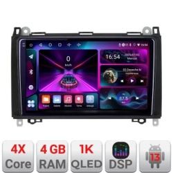 Navigatie Mercedes VW A-068 4+64 InCell Display 1K Android Waze USB Navigatie Internet Youtube Radio V1 KIT-068+EDT-E209-RK_v1