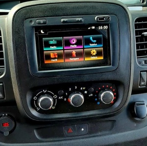 Navigatie Originala Dacia Logan Duster Sandero Lodgy Dokker Renault Captur Trafic Opel Vivaro B Model LG MediaNav 281156588R OE