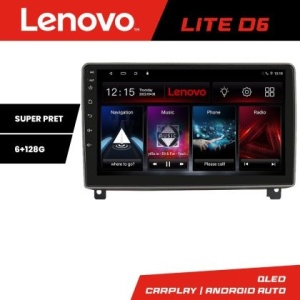 Navigatie Peugeot 407 2004-2011 8 core 6+128 GB Android Waze USB Navigatie Internet Youtube Radio Lenovo KIT-407+LITE-9-6+128