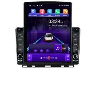 Navigatie Renault Clio 5 ecran tip TESLA 9.7" cu Android Radio Bluetooth Internet GPS WIFI 2+32 DSP Quad Core KIT-clio5+EDT-E708 - Img 3