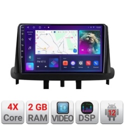 Navigatie Renault Megane 3 A-145 2+32 GB Android Waze USB Navigatie Internet Youtube Radio KIT-145+EDT-E209v2