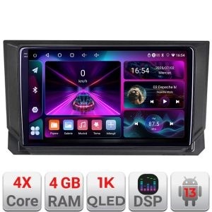 Navigatie Seat Ibiza 2017- A-IBZ 4+64 InCell Display 1K Android Waze USB Navigatie Internet Youtube Radio KIT-IBZ+EDT-E209-RK