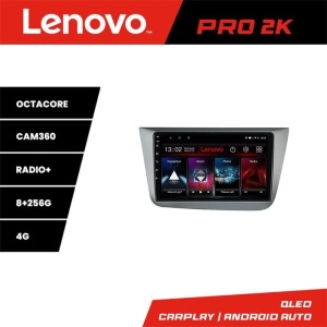 Navigatie Seat Leon 2005-2012 Lenovo Kit-leon05 8 core QLED 2K 8+256 360 Android Waze USB Navigatie Internet Youtube Radio kit-leon5+PRO-2K-9-8+256 - Img 2