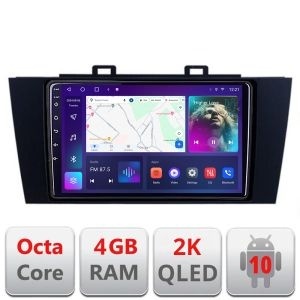 Navigatie Subaru Outback 2014-2019 sau Subaru XV 2017-2018 C-OUTBACK5 Android Octa Core Ecran 2K QLED GPS 4G 4+32GB 360 KIT-OUTBACK5+EDT-E409-2K - Img 2