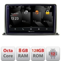 Navigatie universala 2 din 9 inch Android Octa Core Qualcomm 2K Qled 8+128 DTS DSP 360 4G Optical KIT-2din-1+NAM5960Pro-A9Z
