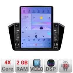 Navigatie VW PASSAT 2015- K-518 ecran tip TESLA 9.7" cu Android Radio Bluetooth Internet GPS WIFI 2+32 DSP Quad Core KIT-518+EDT-E708+KIT-10-9