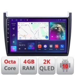 Navigatie VW Polo 2014- C-655 Android Octa Core Ecran 2K QLED GPS 4G 4+32GB 360 KIT-655+EDT-E409-2K