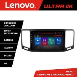 Navigatie VW Sharan 2011-2020 M-SHARAN Octa Core Android Radio Bluetooth GPS WIFI/4G DSP 2K 8+128GB 360 Toslink KIT-Sharan+ULTRA-2K-9-8+128