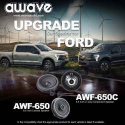PACHET SISTEM AUDIO PLUG&PLAY AWAVE DEDICAT FORD + AMPLIFICATOR Hertz Compact Power HCP 4