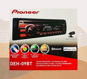 Player auto Pioneer DEH-09BT, 4x50 W, CD, USB, AUX, Control iPod/iPhone, Bluetooth