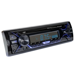 Radio MP3 player auto PNI Clementine 8550BT, fata detasabila, 4x45w, 12V, 1 DIN, cu SD, USB, AUX, RCA, Aplicatie Android/iOS