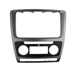 Rama Adaptoare Dedicata Skoda Octavia 2 Facelift Cu Climatronic Pentru Navigatie OEM sau Aftermarket