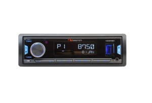 Receiver Nakamichi NQ523BD 1DIN cu USB si bluetooth DSP Multi-Color 4X50W max 3 preuout 2V App control (Android, IOS)
