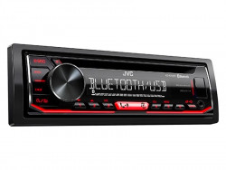  Receptor CD 1-DIN, JVC KDR794BT Aux-in, Bluetooth, USB. Compatibil Android. Radio CD. Iluminare taste: rosu.