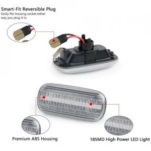 Set 2 Semnalizari Aripa LED Audi A2, A3, A4, A6, A8, TT, Allroad - BTLL-297