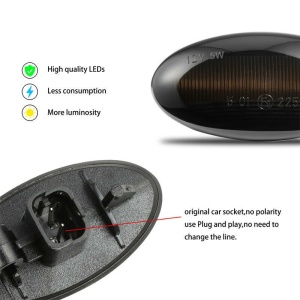 Set 2 Semnalizari Aripa LED Citroen C1, C2, C3, C5, C6, Berlingo - BTLL-311-1