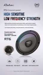 Set componente Rebec RT6 16.5 55W