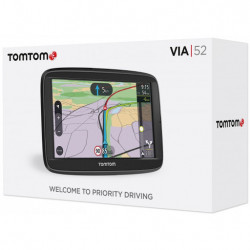 Sistem de navigatie portabil TomTom VIA 52 GPS Carkit Bluetooth Diagonala 5" Harti Full Europa cu Radarele Fixe