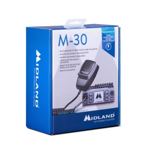 Stație radio CB Midland M-30, 12/24V, 4W, ASQ RF Gain, RB, SWR metru - Img 6