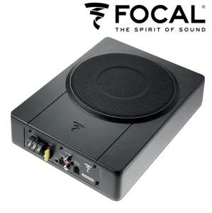 Subwoofer Auto Activ FOCAL ISUB ACTIVE Model Underseat (sub scaun) 8'' 20 cm 130W RMS Putere Maxima 260W Telecomanda Inclusa