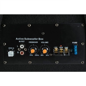 Subwoofer auto activ SAL BS 10/A,  25 cm, Putere 200 W MAX, 100W RMS, 4 Ohm,Carcasa dynamic-bass inchisa