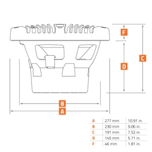 Subwoofer Marine Hertz HMS 10 B-C 2, Alb / Negru, 250mm, 250W RMS, 2Ω - Img 4