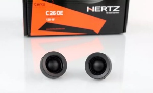 Tweetere Auto Hertz Cento C 26 OE, set componente, 26 mm, Putere 120W RMS, 4Ω, 92 db, 2 tweetere integrare OEM