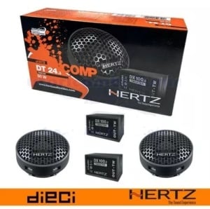 Tweetere Auto Hertz Dieci DT 24.3, Set Componente, 24 mm, Putere 80 W RMS, 180W MAX, 4Ω, 2 tweetere