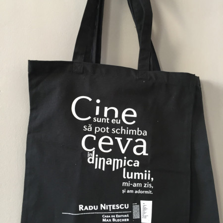 Sacoșă personalizată versuri -Radu Nițescu