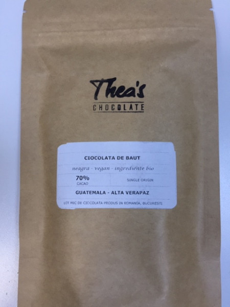Ciocolata de baut 70% cacao Guatemala 100gr.