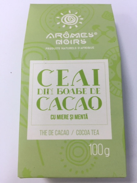 Ceai din boabe de cacao cu miere si menta 100 gr