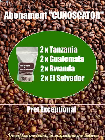 Cunoscator- abonament cafea 2 luni