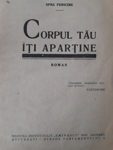 Corpul tău îți aparține - Victor Margueritte