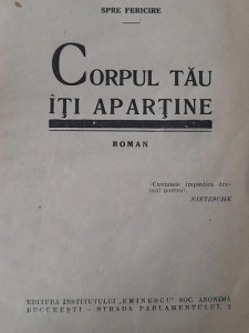 Corpul tău îți aparține - Victor Margueritte