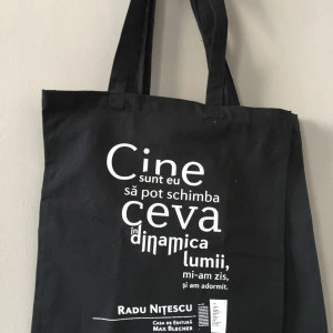Sacoșă personalizată versuri -Radu Nițescu