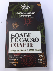 Boabe de cacao coapte , produs natural din Africa 150 gr